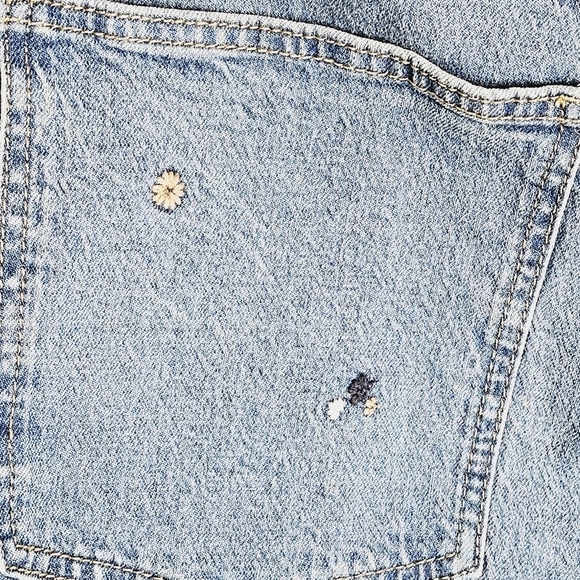 NWT Universal Thread Plus Size Vintage Straight Floral Jeans Size 24W - Picture 9 of 11